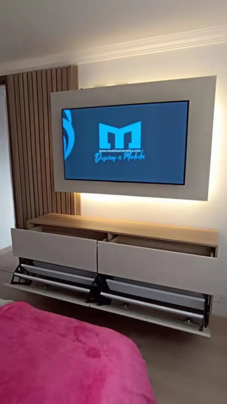 Centro de tv con zapatero_Muebles Moratto_098767